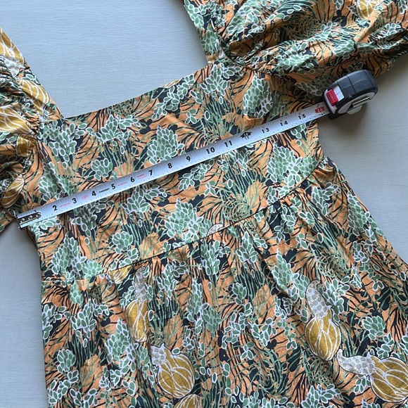 Oliphant Bubble Hem Dress in Apricot EUC size M - Picture 10 of 12